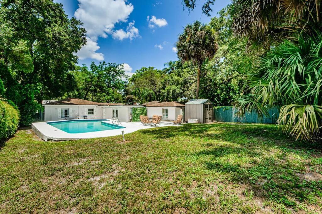 Beautiful Pool House In Old Seminole Heights! Tampa Exterior foto
